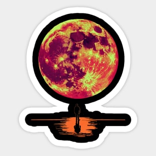 Lunar Eclipse 14 March 2025 Astronomy Lovers Men Women Kids Sticker